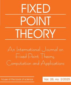 Fixed Point Theory (Volume 26, no. 2, 2025)